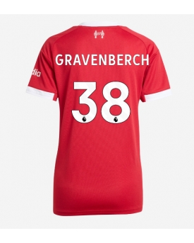 Billige Fotballdrakt Liverpool Ryan Gravenberch #38 Replika Hjemmedrakt Dame 2025-26 Kortermet Billige Fotballdrakt Liverpool Ryan Gravenberch #38 Replika Hjemmedrakt Dame 2025-26 Kortermet